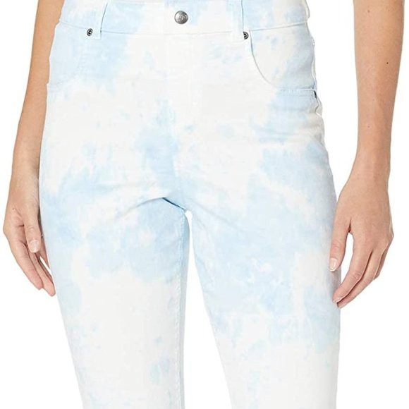 HUE U22465 Denim High Rise Skimmer Leggings Blue  Sky - Picture 2 of 2